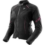 Rebelhorn Jax Lady Kadın Motosiklet Montu - XL - Siyah - Pembe