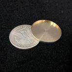 Rebetomo Genişletilmiş Kabuk Süper Morgan Doları (Pirinç, Kalınlık 2.9mm) Sihirli Hileler Madeni Para Kabuk Aksesuarları Madeni Para Sihirbazı için Yakın Çekim İllüzyonlar Hile Sahne (Tail)