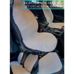 Rebols Kilim Dokuma Terletmez %100 Pamuk Oto Koltuk Minder Seti 5'li - Krem