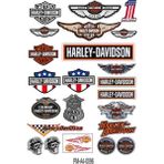 Rebon Moto Design Sticker Seti Sponsor Harley Davıdson Ekipman Kask Motorsiklet 01