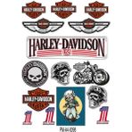 Rebon Moto Design Sticker Seti Sponsor Harley Davıdson Ekipman Kask Motorsiklet 03
