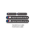 Rebon MotoDesign OTOMOBİL STICKER SETİ M BMW 3D DAMLA 4'LÜ 1