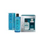 Rebul Blazer Set Parfüm 100 Ml + Deodorant Spray 150 Ml + Aqua Kolonya Cam Şişe 250 Ml Özel Set