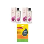 Rebul Bouquet Kolonya, 2 x 250ml, Koroplast Çok Amaçlı Mikrofiber Bez Hediyeli