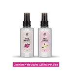 Rebul Bouquet ve Jasmine 125ml Pet Şişe Kolonya Seti