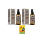Rebul Dark Spice Kolonya, 2x125ml Pet Şişe, Koroplast Mikrofiber Bez Hediyeli