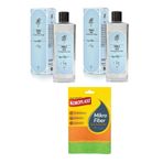 Rebul Ice Kolonya, 2 x 250ml, Koroplast Çok Amaçlı Mikrofiber Bez Hediyeli