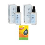 Rebul Ice Kolonya, 2x125ml Pet Şişe, Koroplast Çok Amaçlı Mikrofiber Bez Hediyeli