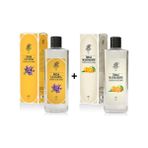 Rebul Lavanta 270 ml Cam Şişe Kolonya + Mandalina 270 ml Cam Şişe Kolonya
