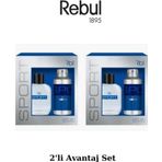 Rebul Sport EDT 50 ml + Deodorant Sprey 150 ml Erkek Parfüm Seti, 2 Adet
