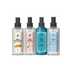 Rebul Sprey Kolonya 100 ml, Mandarine + Ice + Jasmine + Aqua, 4'lü Set