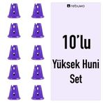 Rebuwo 10 Adet Yüksek Antrenman Huni Seti