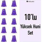 Rebuwo 10 Adet Yüksek Antrenman Huni Seti