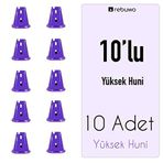 Rebuwo 10'lu Yüksek Antrenman Huni Seti