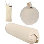 Rebuwo 3’lü Yoga ve Meditasyon Destek Seti – Yoga Minderi + Bolster + Lavantalı Göz Yastığı