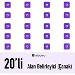 Rebuwo Alan Belirleyici 20 Adet Antrenman Çanağı