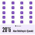 Rebuwo Alan Belirleyici 20 Adet Antrenman Çanağı