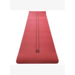 Rebuwo Çift Çizgi Tasarımlı TPE Yoga Pilates Matı 8 mm Kaymaz Hafif Taşınabilir - Bordo