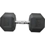 Rebuwo Hex Dambıl Kauçuk Altıgen Dambıl Hex Dumbbell 27.5 KG 1 Adet