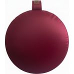 Rebuwo Kadife Yoga & Meditasyon Minderi, Ergonomik Oturma Destek Yastığı Bordo