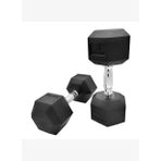 Rebuwo Kauçuk Kaplama Altıgen 15 kg Hex Dambıl