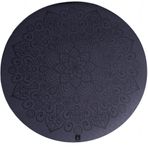 Rebuwo Meditasyon Matı Yoga Mat TPE Kaymaz Yoga Meditasyon Matı Konforlu Zemin Matı Koyu Mor