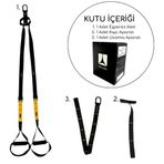 Rebuwo Suspension Trainer Cross Pro Sarı Training Egzersiz Seti