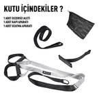 Rebuwo Suspension Trainer Cross Training Egzersiz Seti,Ev Direnç Antrenman Seti Gri