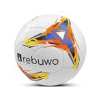 Rebuwo Turuncu 5 Numara Sert Zemin Futbol Topu Halı Saha Topu