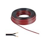 Reçber 901068 2x0,75 mm2 100 m Yassı Siyah Kordon Hoparlör Kablo