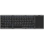 Recci Katlanabilir Multifonksiyonel Touchpadli Kablosuz Klavye Recci RCS-K01 - Gri