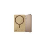 Recci Magsafe Powerbank Recci RP33 PD 20W Ultra İnce Led Göstergeli Hızlı Şarj Özellikli 15W 5000mAh Gold