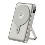Recci RPB-W27 Galaxy Serisi Magsafe Uyumlu Type-C ve Lightning Kablolu Powerbank 20W 10.000MAH Gold