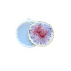 Reçine Geode Bardak Altlığı Silikon Kalıbı, Silikon Kalıp B30