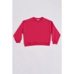 RECOLOR Organik Uzun Kollu Kız Çocuk Sweatshirt - Pembe Pembe - 8-10 - 8 - 10 Yaş
