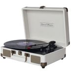 Record Master ST14012 Retro Pikap - Kum Beyazı - Bluetooth ve Şarj Özellikli - Tüm Plakları Çalabilme