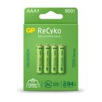 Recyko+ 1000 Aaa Ince Kalem Ni-Mh Şarjlı Pil, 1.2 Volt, 4Lü Kart