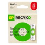 ReCyko 2700 AA Kalem Ni-Mh Şarjlı Pil, 1.2 Volt, 6'lı Kart