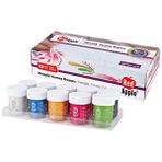 Red Apple Metalik Kumaş Boyası 10 Renk X 25 Ml Set Yüksek Kalite Ve Parlak Renkler
