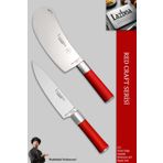 Red Craft Serisi Mutfak Şef Bıçak Seti Et Ekmek Sebze Bıçağı Günlük Kullanım (MFT-258)