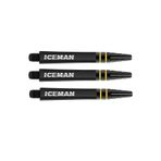 RED DRAGON Gerwyn Price Nitrotech Siyah, Siyah ve Altın Üst Orta Dart Şaftları - Paket başına 2 Takım (Toplam 6 şaft)