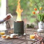 Red Fire Redfire Volcano Dumansız Masaüstü Ateş Çukuru Green - Medium | Portatif Şömine Balkon & Teras Sobası