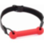 Red Fox Deri Kemerli Yumuşak Silikon Kırmızı Isırma Barı Ağız Tıkacı Bondage Mouth Bite Bar Gag