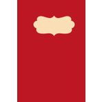 red hardcover dot grid journal
