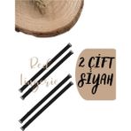 Red İç Giyim Metal Uçlu Siyah Sütyen Askısı 2'li Paket (Çift) - Standart