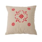 Red Kırlent-Kırmızı Baskılı 45X45x10 Cm