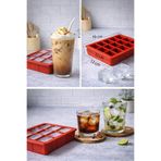 RED KİTCHEN 15 Gözlü Büyük Boy Silikon Buz Kalıbı – 3x3 cm Kare Buz Küpleri
