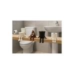RED KİTCHEN Sevimli Oturan Figürler 4’Lü Dekoratif Banyo Seti