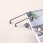 Red Level Liva Antrasit 96 mm Modern Lüks Metal Kulp Modelleri Mutfak Dolap Çekmece Mobilya Kulbu