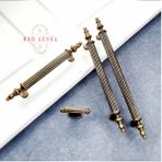 Red Level Rustik Metal Kulp Modelleri Mutfak Dolap Çekmece Mobilya Kulbu - Antik Sarı - 192 mm